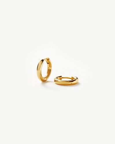 Classic Tunnel Mini Hoop Earrings | 18ct Gold Vermeil - Missoma - Modalova