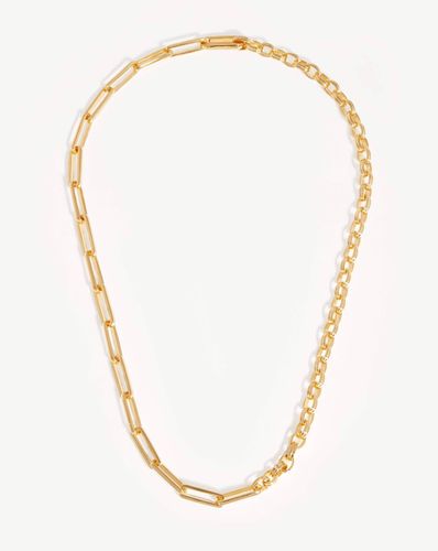 Deconstructed Axiom Chain Necklace | 18ct Gold Plated - Missoma - Modalova