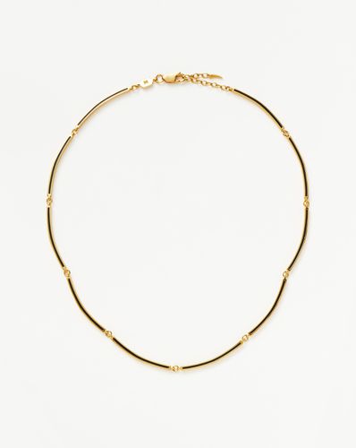 Enamel Reversible Byline Link Choker | 18ct Gold Plated - Missoma - Modalova