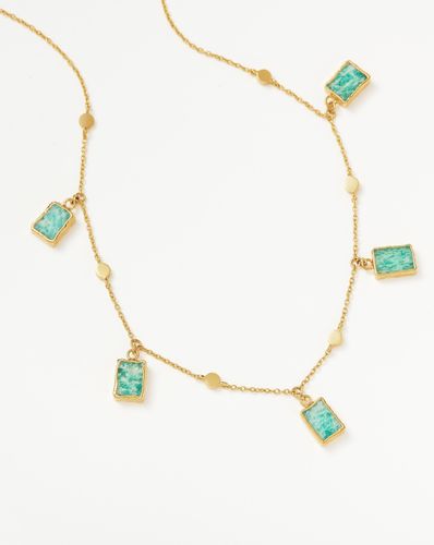 Lena Charm Choker | 18ct Gold Plated/Amazonite - Missoma - Modalova