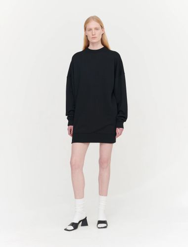 Brielle Sweatshirt Dress in Black - NinetyPercent - Modalova