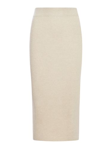 Ribbed midi skirt - Woman - Brunello Cucinelli - Modalova