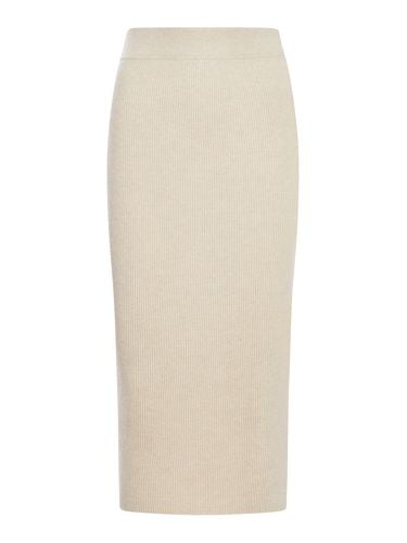 Ribbed midi skirt - Woman - Brunello Cucinelli - Modalova