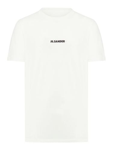 CREW NECK T-SHIRT WITH LOGO - Man - Jil Sander - Modalova