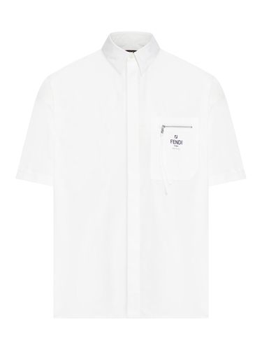 Cotton shirt - Fendi - Man - Fendi - Modalova