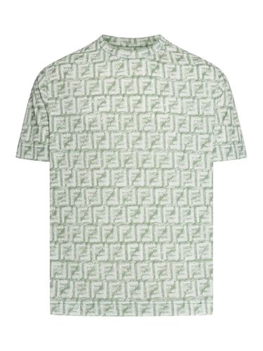 Green FF cotton t-shirt - - Man - Fendi - Modalova