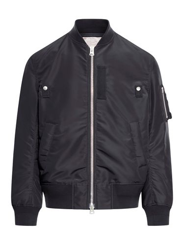 NYLON TWILL BOMBER JACKET - Man - Sacai - Modalova