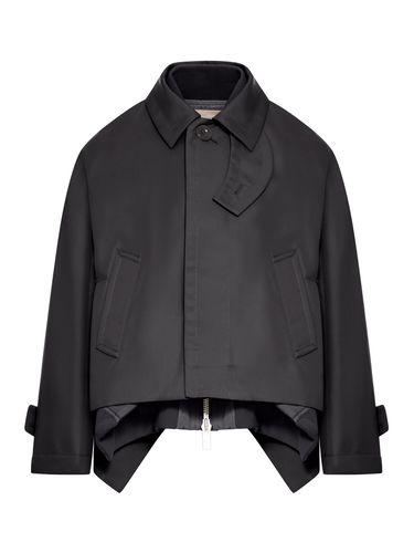 COTTON GABARDINE & NYLON TWILL BLOUSON - Woman - Sacai - Modalova