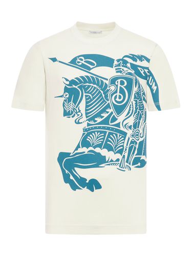 Printed cotton t-shirt - - Man - Burberry - Modalova