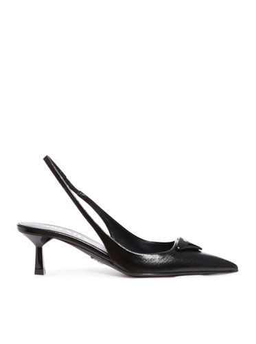 Slingback pumps in blown leather - Woman - Prada - Modalova