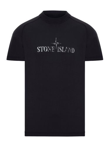 T-SHIRT WITH FRONT PRINT - Man - Stone Island - Modalova