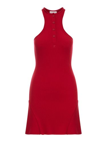 RIBBED MINI DRESS - Woman - Courreges - Modalova