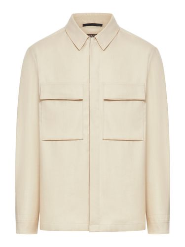 OASI LINEN OVERSHIRT - Zegna - Man - Zegna - Modalova