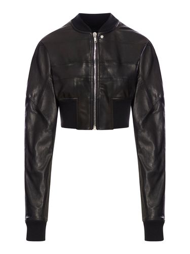 LAMBSKIN CROP BOMBER - Woman - Rick Owens - Modalova