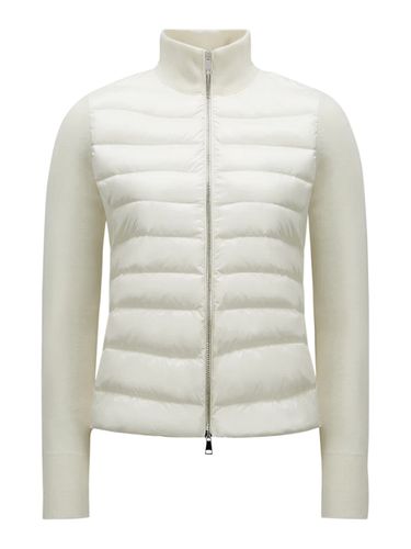 PADDED WOOL CARDIGAN - Woman - Moncler - Modalova