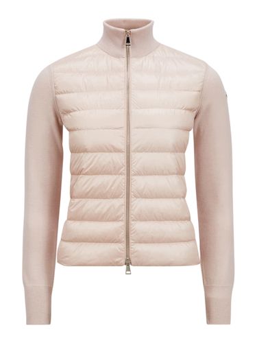 PADDED WOOL CARDIGAN - Woman - Moncler - Modalova