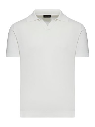 SHORT SLEEVE COTTON POLO - Man - Roberto Collina - Modalova