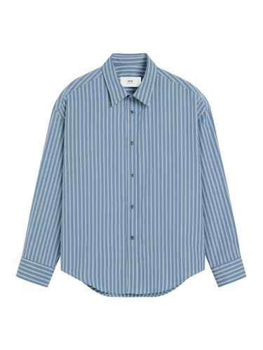 STRIPED COTTON SHIRT - Man - Ami Paris - Modalova