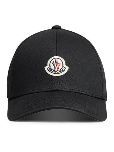 GABARDINE BASEBALL CAP - Man - Moncler - Modalova