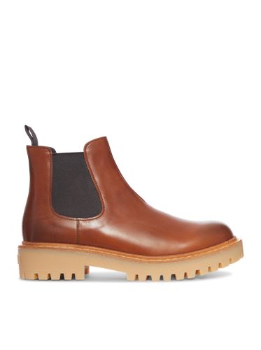 LEATHER ANKLE BOOTS - Prada - Man - Prada - Modalova