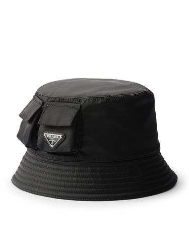 Re-Nylon bucket hat with mini pockets - - Man - Prada - Modalova
