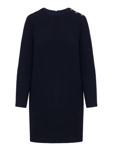 CHECKED BOUCLÉ WOOL DRESS - Woman - Gucci - Modalova