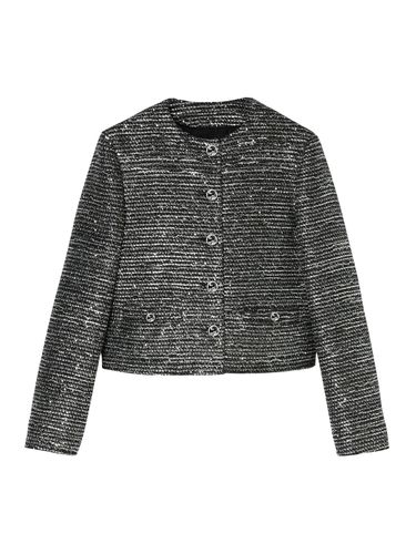 STRIPED TWEED LAMÉ JACKET - Woman - Gucci - Modalova