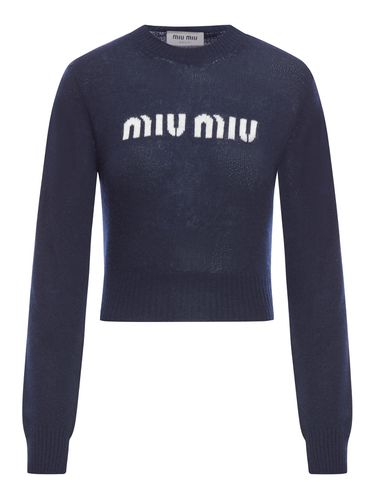 Wool and cashmere sweater - - Woman - Miu Miu - Modalova