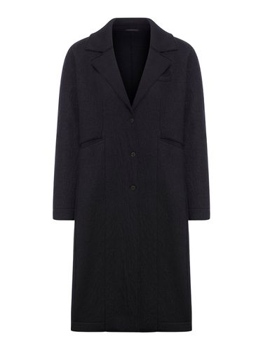 Regular fit coat with boiled wool lapel collar - Woman - Transit - Modalova