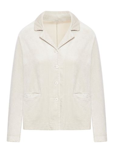 Stretch cotton and viscose corduroy jacket - Woman - Transit - Modalova