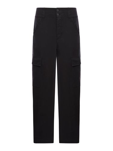 Stretch cotton satin cargo pants - Woman - Transit - Modalova