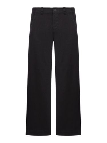 Oversized trousers in stretch cotton and wool - Man - Transit - Modalova