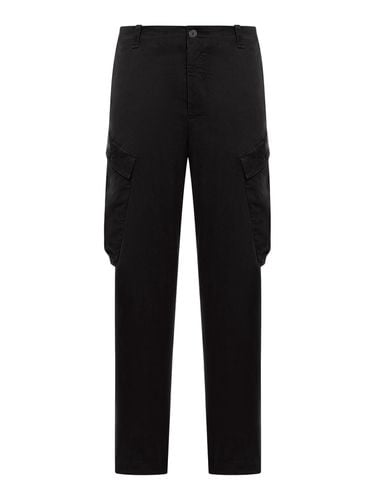 Regular fit cargo trousers in tencell and modal stretch frosted - Man - Transit - Modalova