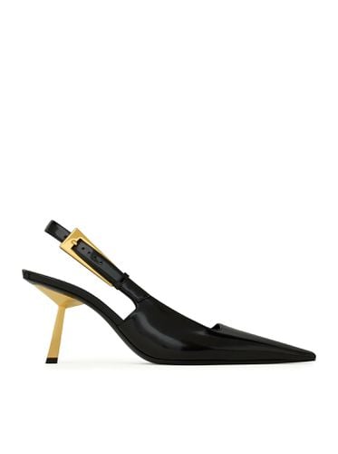 SHINY LEATHER LEE BACK PUMPS - Woman - Saint Laurent - Modalova