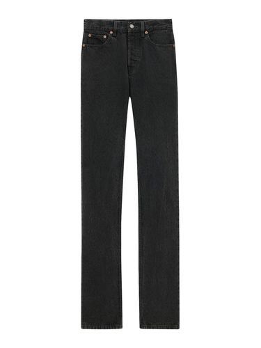 S STYLE SLIM-FIT JEANS IN ROCK DENIM - Woman - Saint Laurent - Modalova