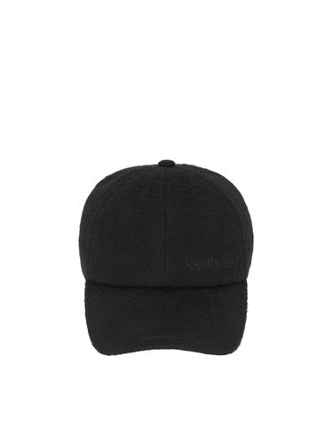 VINTAGE CASHMERE BASEBALL CAP - Woman - Saint Laurent - Modalova