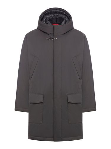 PADDED TECHNICAL FABRIC PARKA - Man - Fay Archive - Modalova