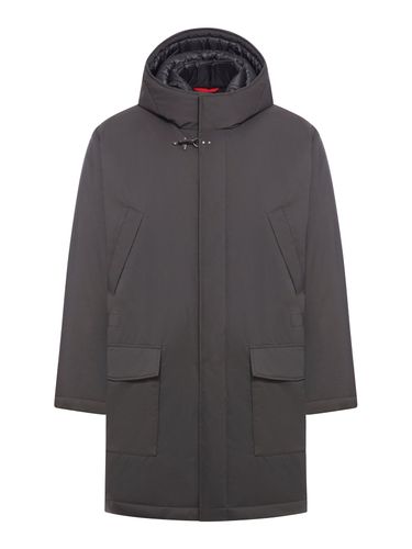 PADDED TECHNICAL FABRIC PARKA - Man - Fay Archive - Modalova