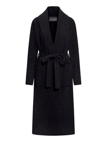 Long coat with belt - Woman - Roberto Collina - Modalova