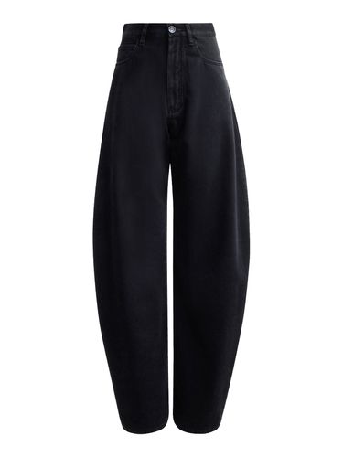 ROUND JEANS IN DENIM - Woman - Alaia - Modalova