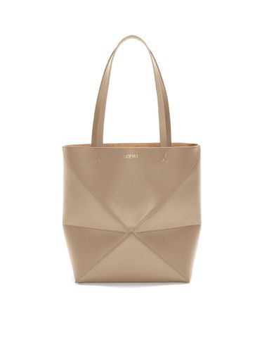 PUZZLE FOLD TOTE BAG IN POLISHED CALFSKIN - Woman - Loewe - Modalova