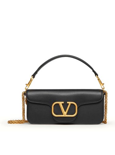 LOCÒ SHOULDER BAG IN CALFSKIN - Woman - Valentino Garavani - Modalova