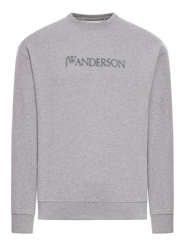 SWEATSHIRT WITH EMBROIDERED LOGO - Man - J.w.anderson - Modalova