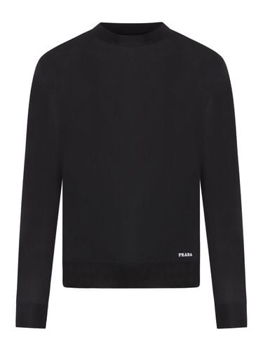 CREW NECK SILK SWEATER - Man - Prada - Modalova