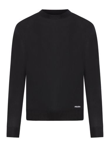 CREW NECK SILK SWEATER - Man - Prada - Modalova