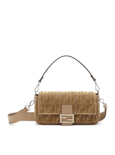 JACQUARD VELVET BAGUETTE - Woman - Fendi - Modalova