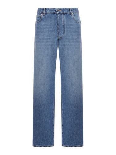 WIDE LEG JEANS VINTAGE INDIGO - Man - Bottega Veneta - Modalova