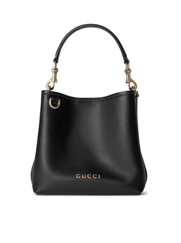 MINI GG EMBLEM BUCKET BAG - Woman - Gucci - Modalova