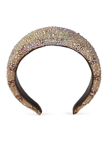 GG FABRIC HEADBAND WITH CRYSTALS - Woman - Gucci - Modalova