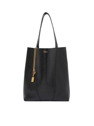 CHLOÉ SPIN TOTE BAG IN GRANATE LEATHER - Woman - Chloe` - Modalova